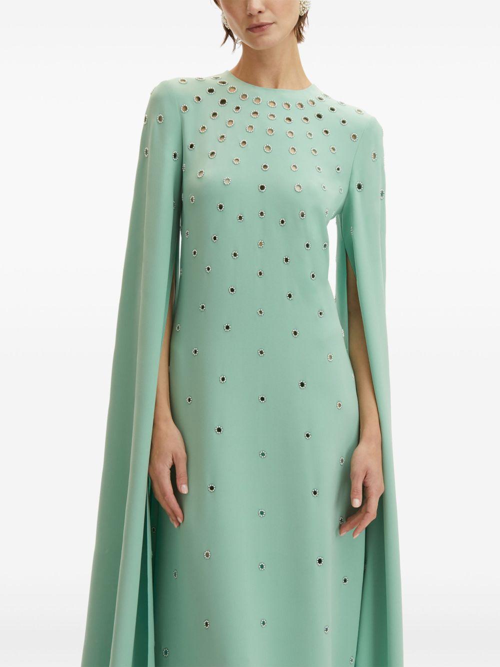 eyelet-detail kaftan dress Product Image