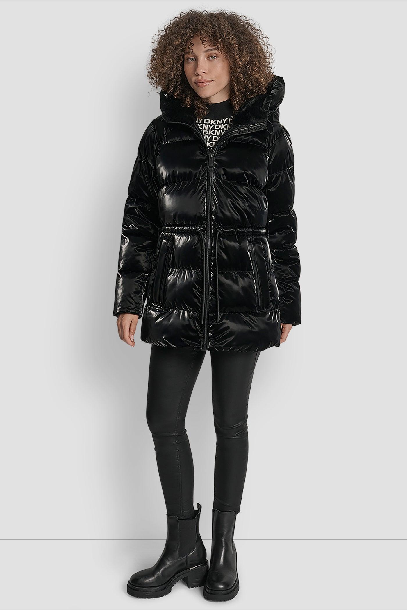MID LENGTH LUSH PUFFER JACKET Product Image
