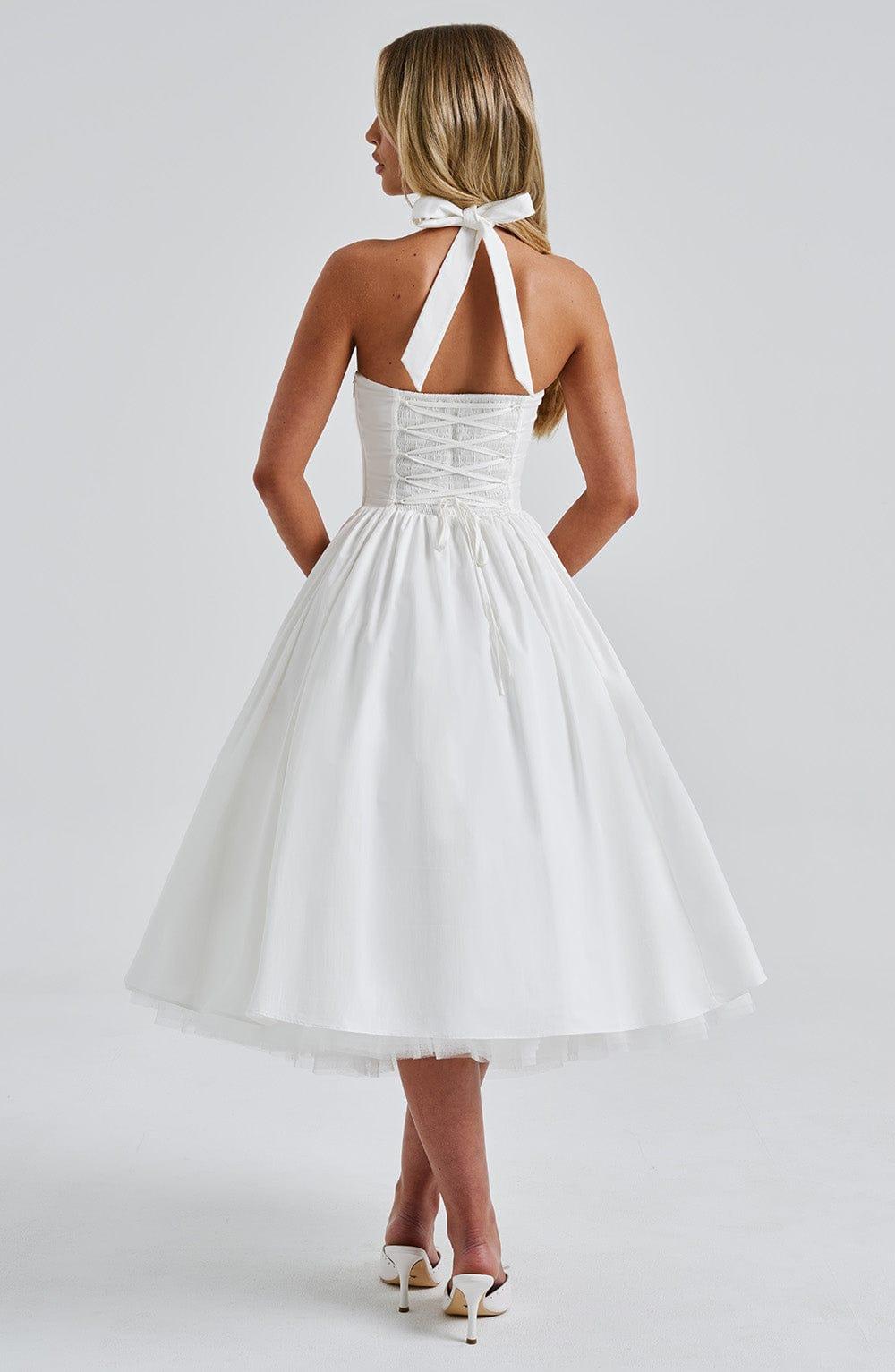 Cressida Midi Dress - Ivory Product Image
