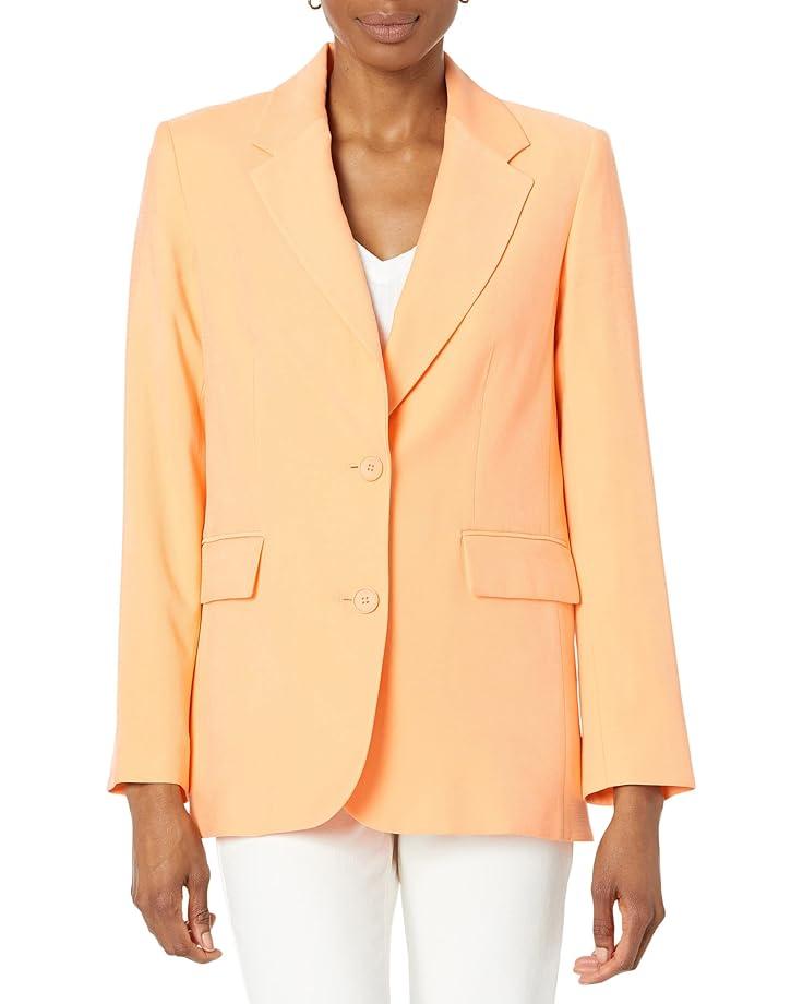 Linen-Blend Twill Blazer Product Image