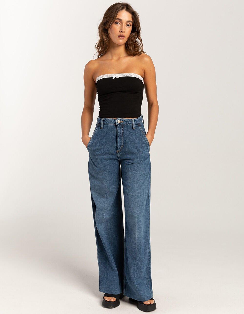 LEE Stella A-Line Trouser Womens Jeans - MEDIUM WASH Product Image