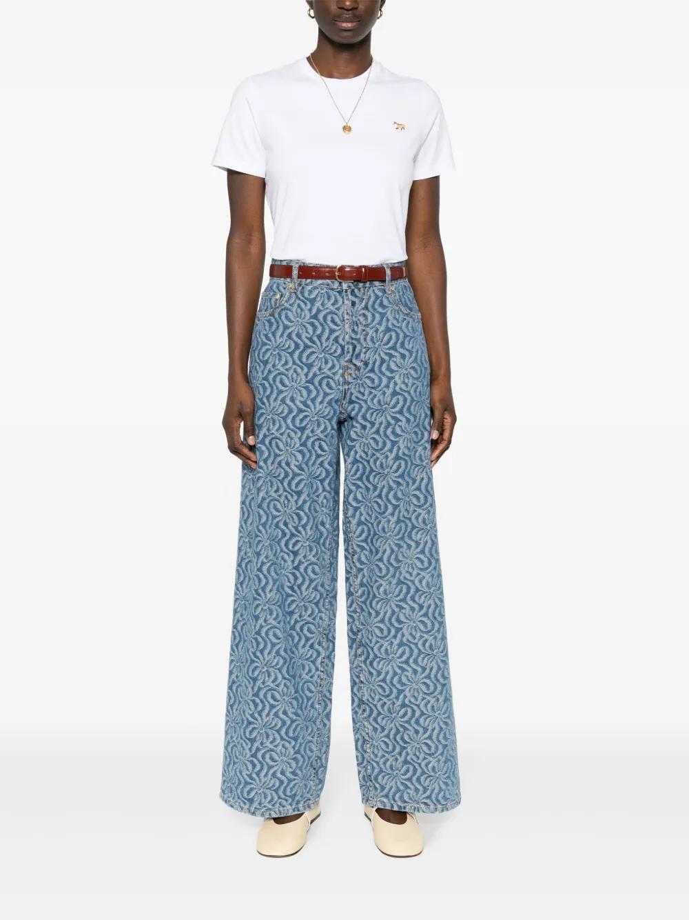 Fox-motif cotton T-shirt Product Image