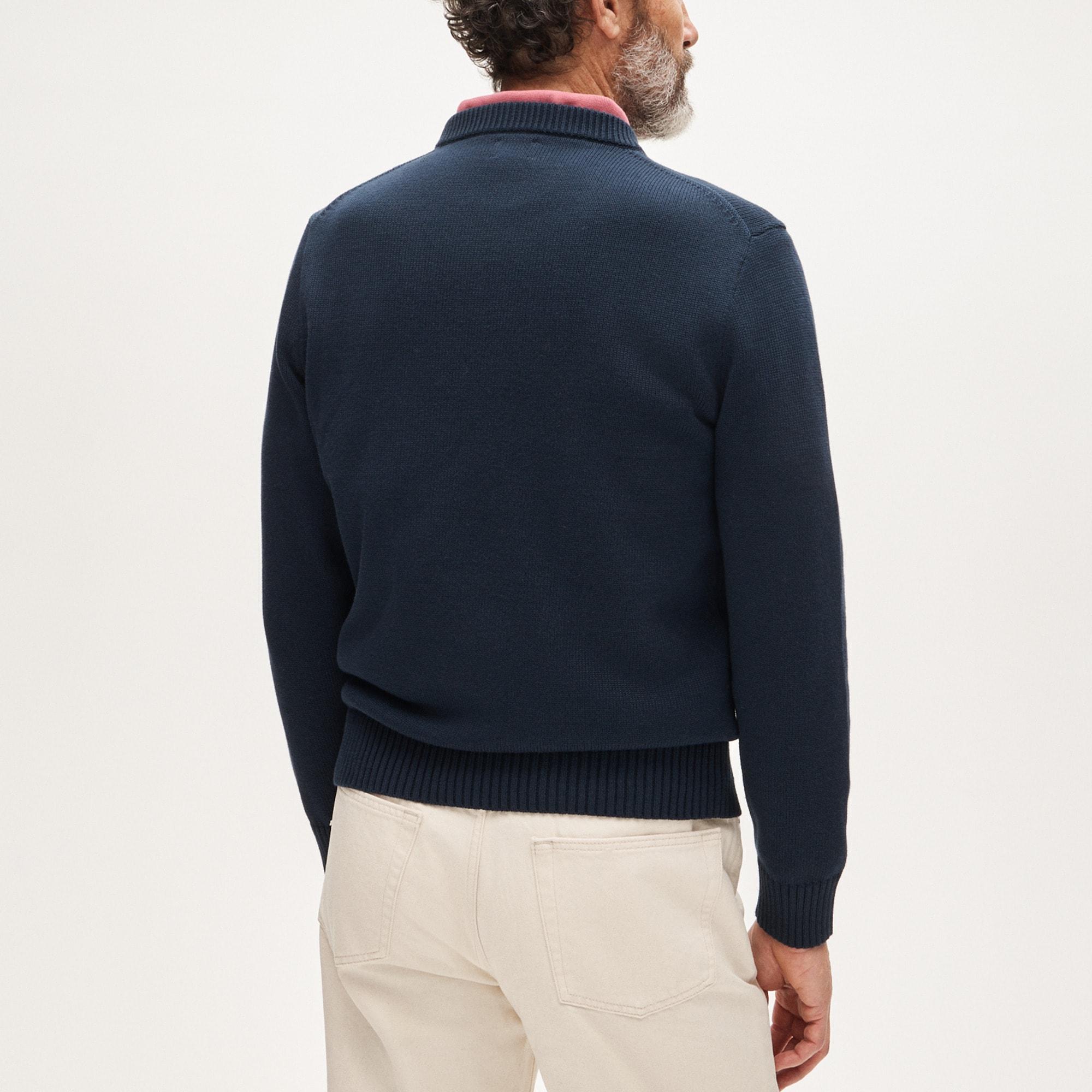 Heritage cotton crewneck sweater Product Image