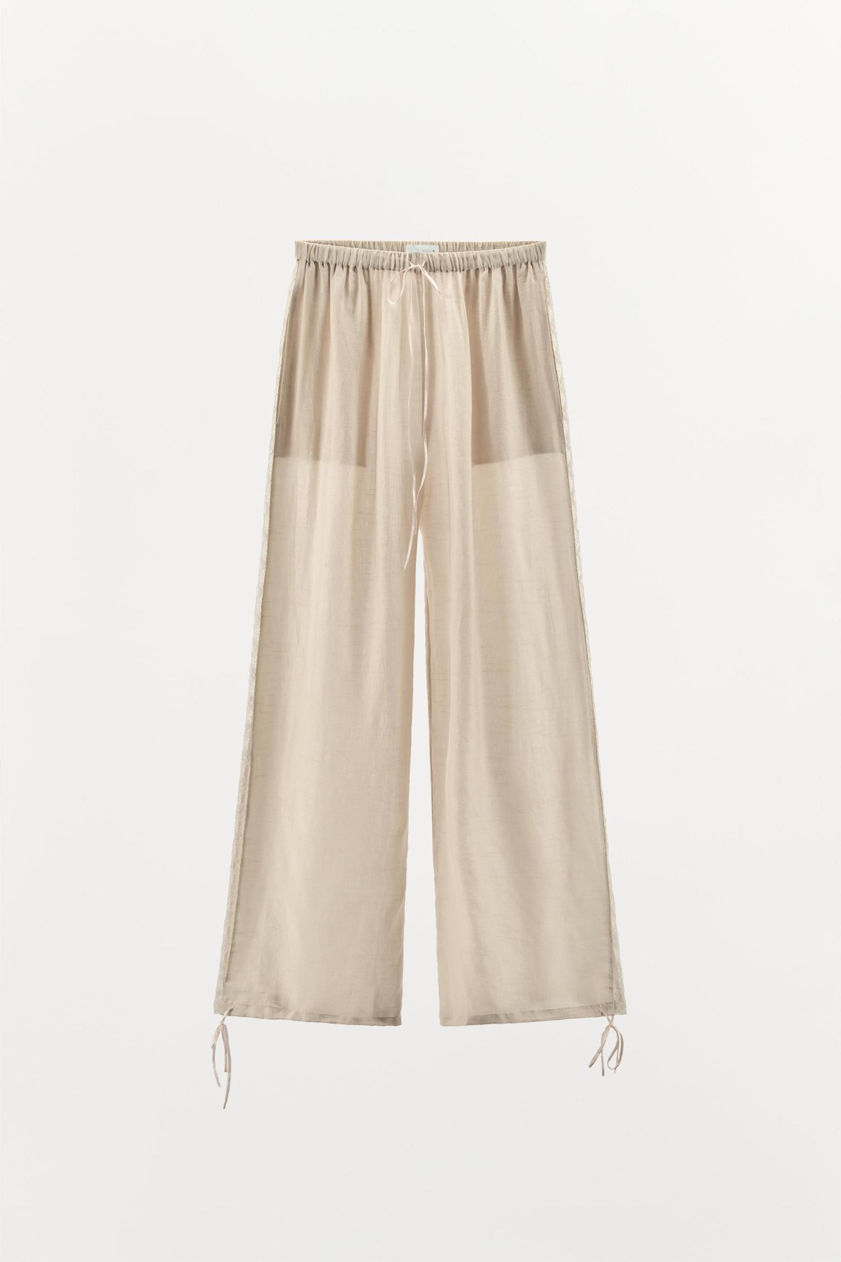 LACE-UP PANTS Product Image
