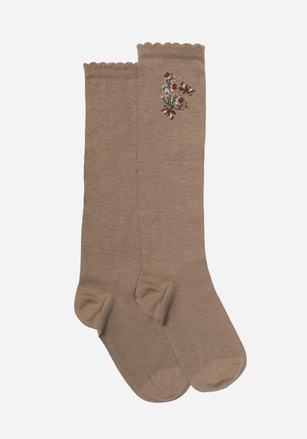 Lilia Embroidered Floral Socks Product Image