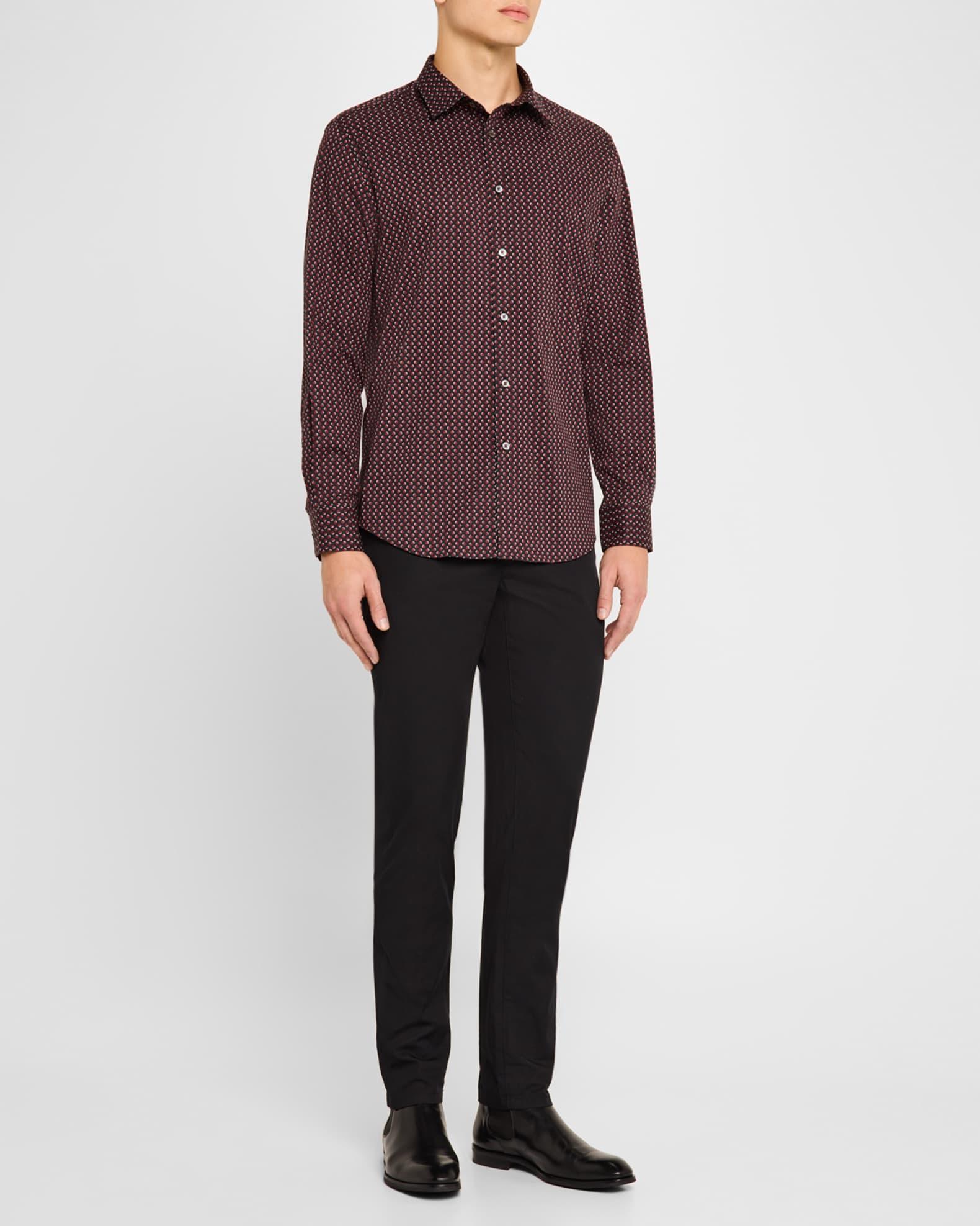 Mens Julian Dot-Print Sport Shirt Product Image