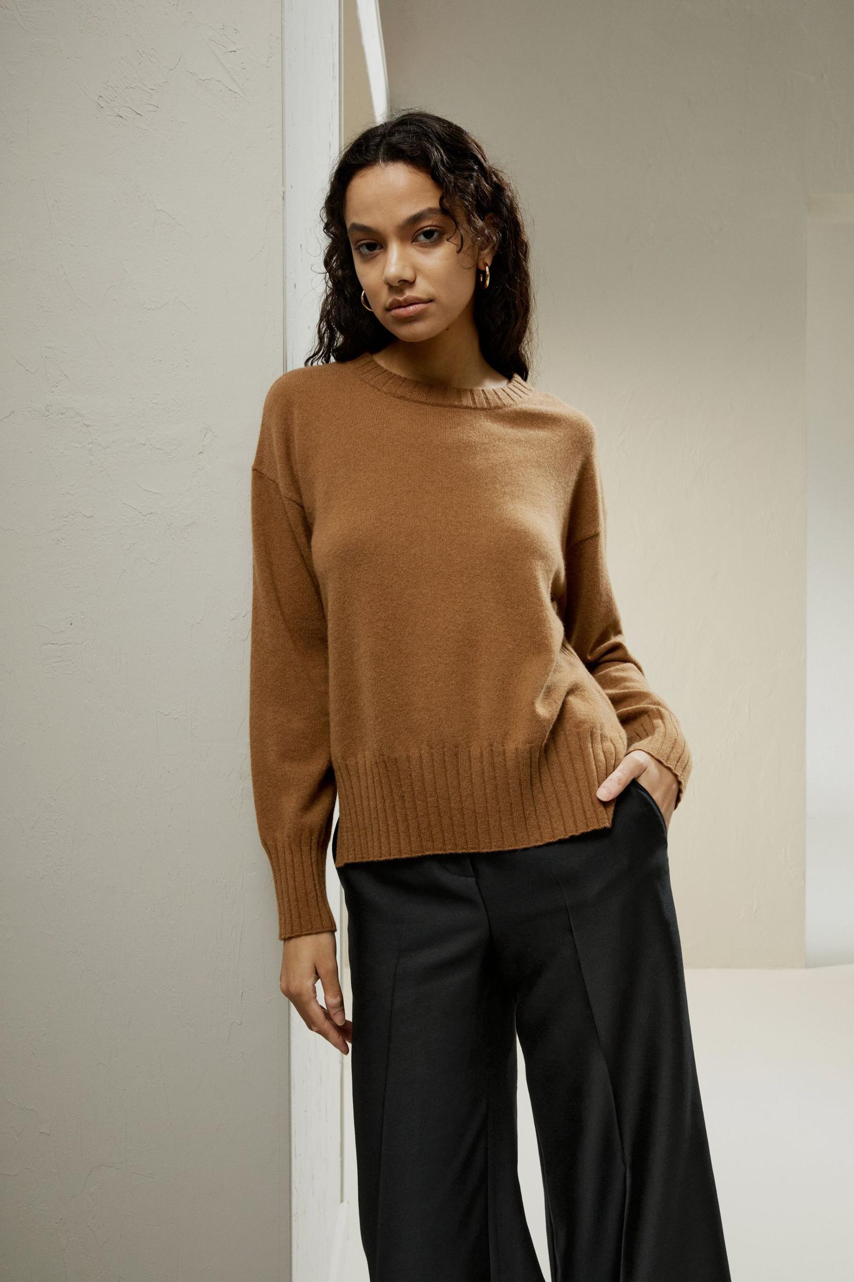 Crew Neck Cashmere Sweater Product Image