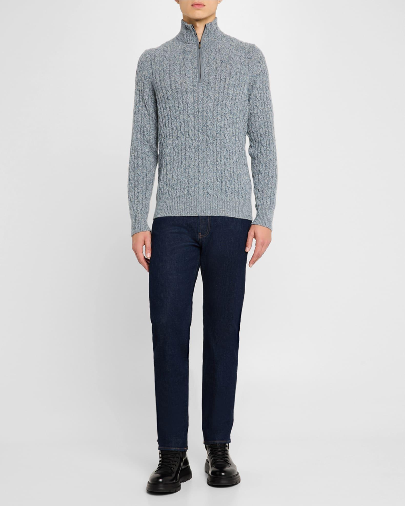 Men's Adam Leather and Neoprene Combat Boots Product Image