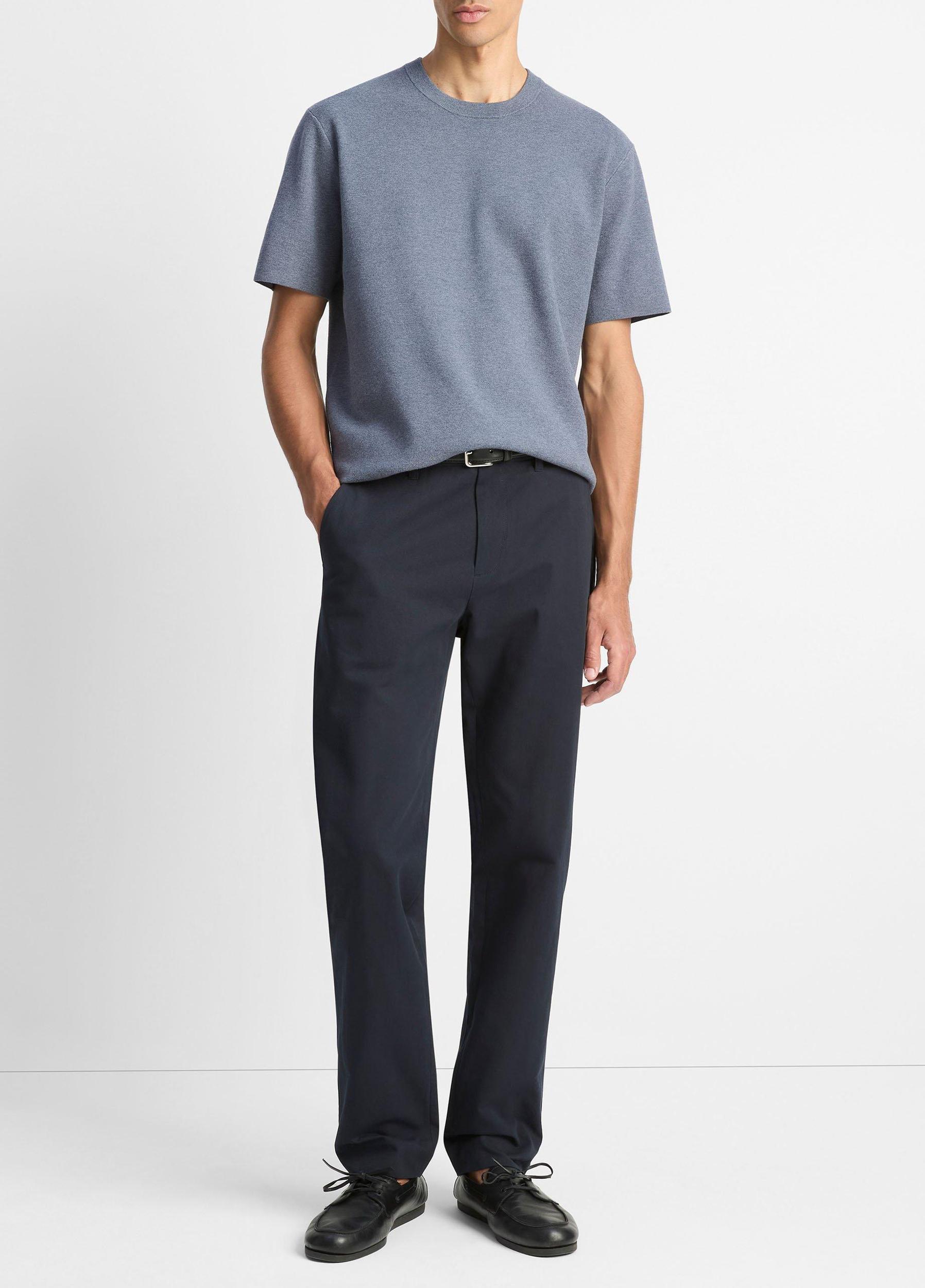 Milano Short-Sleeve Crew Neck Sweater Product Image