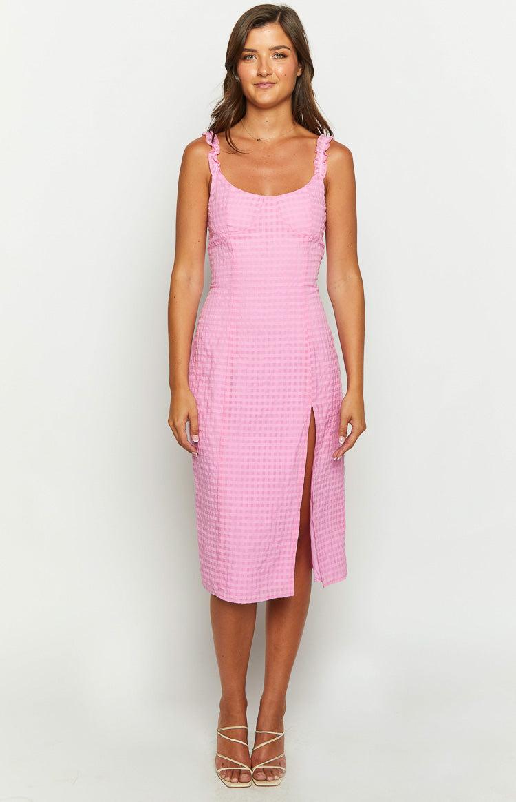 Jessie Pink Midi Dress Baby Product Image