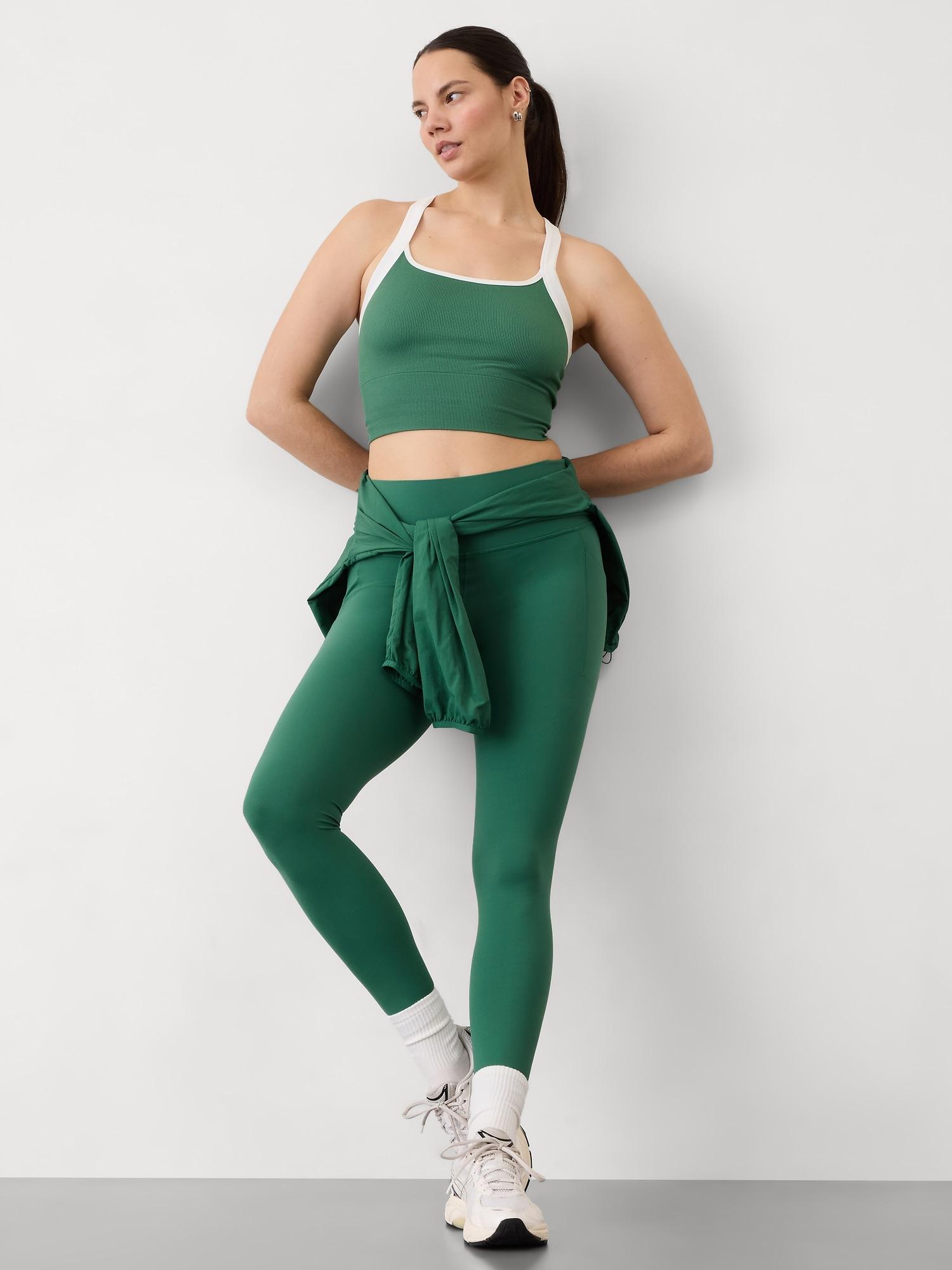 Aurora Seamless Crop Rib Strappy Tank Product Image