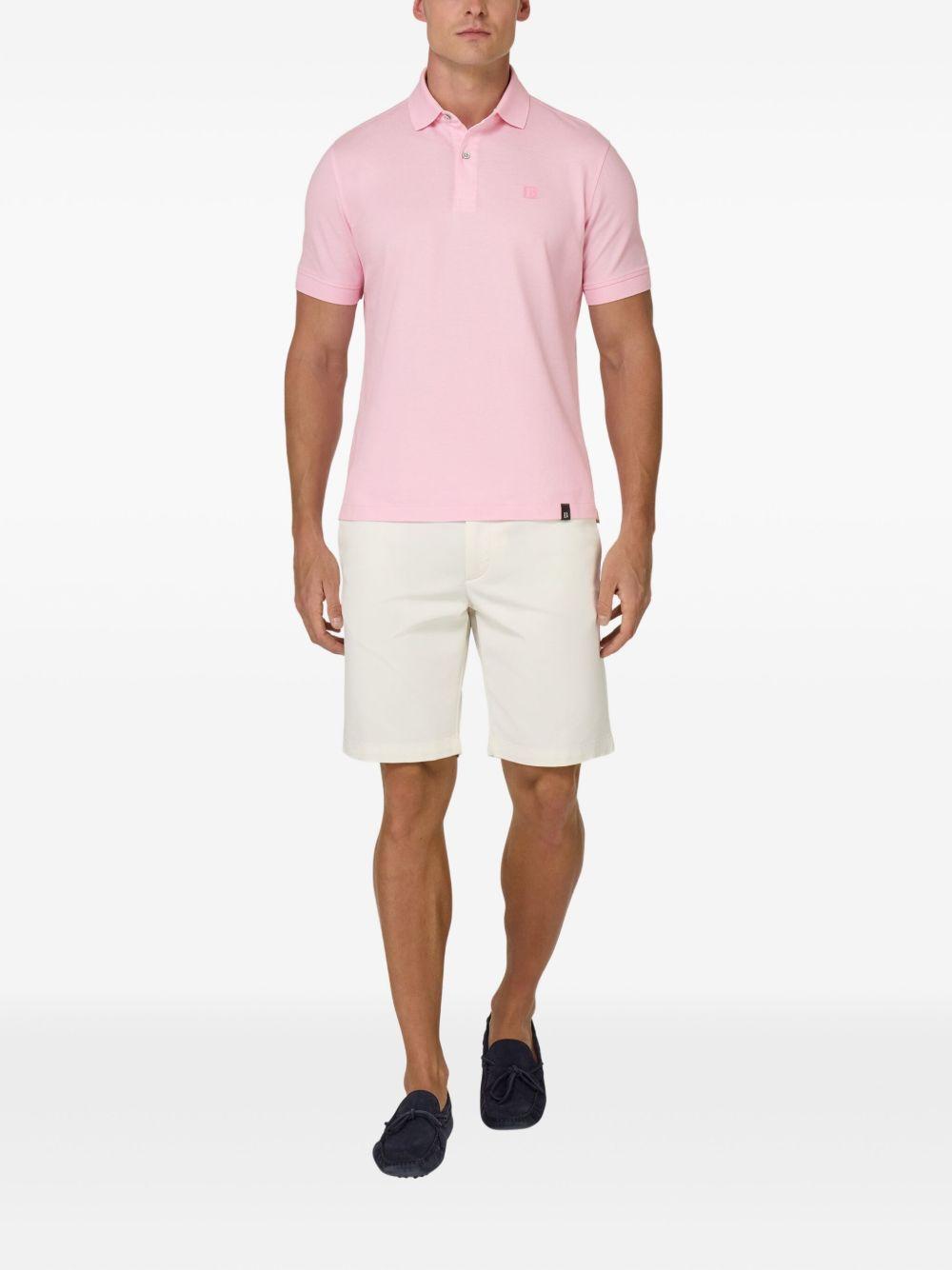 logo-detail piqué polo shirt Product Image