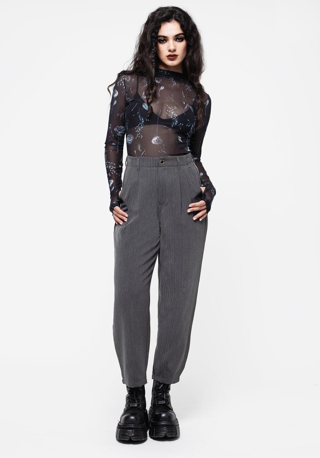 Herringbone Balloon Trousers Product Image