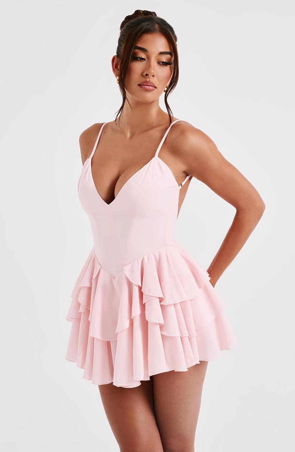 Veena Playsuit - Blush Product Image