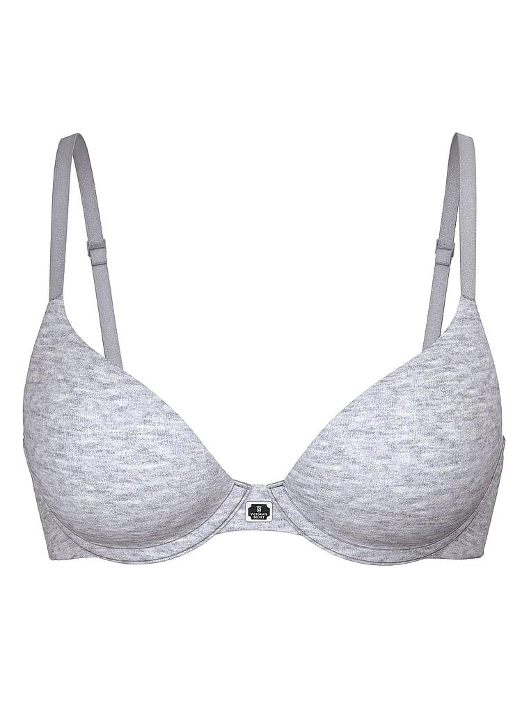 Cotton Logo Hardware Lightly Lined Full-Coverage Bra Product Image