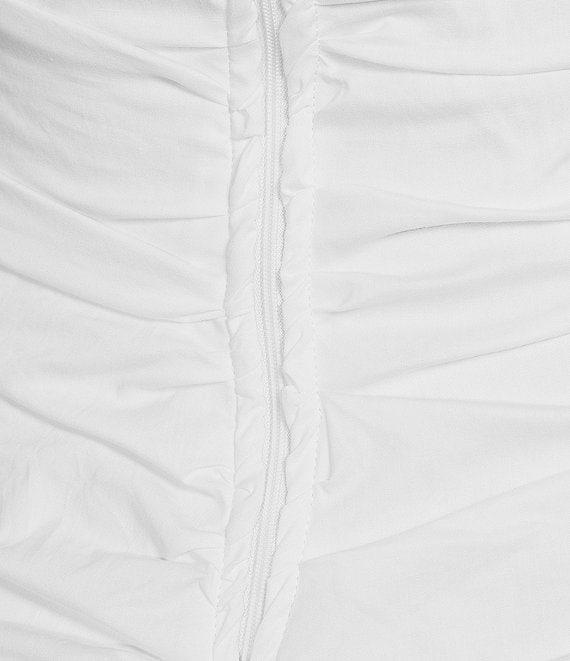 Midnight Doll Strapless Square Neck Ruffled Tiered Dress Product Image