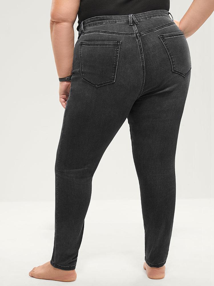 Skinny Extremely Stretchy High Rise Medium Wash Sculpt Waist Jeans Female Product Image