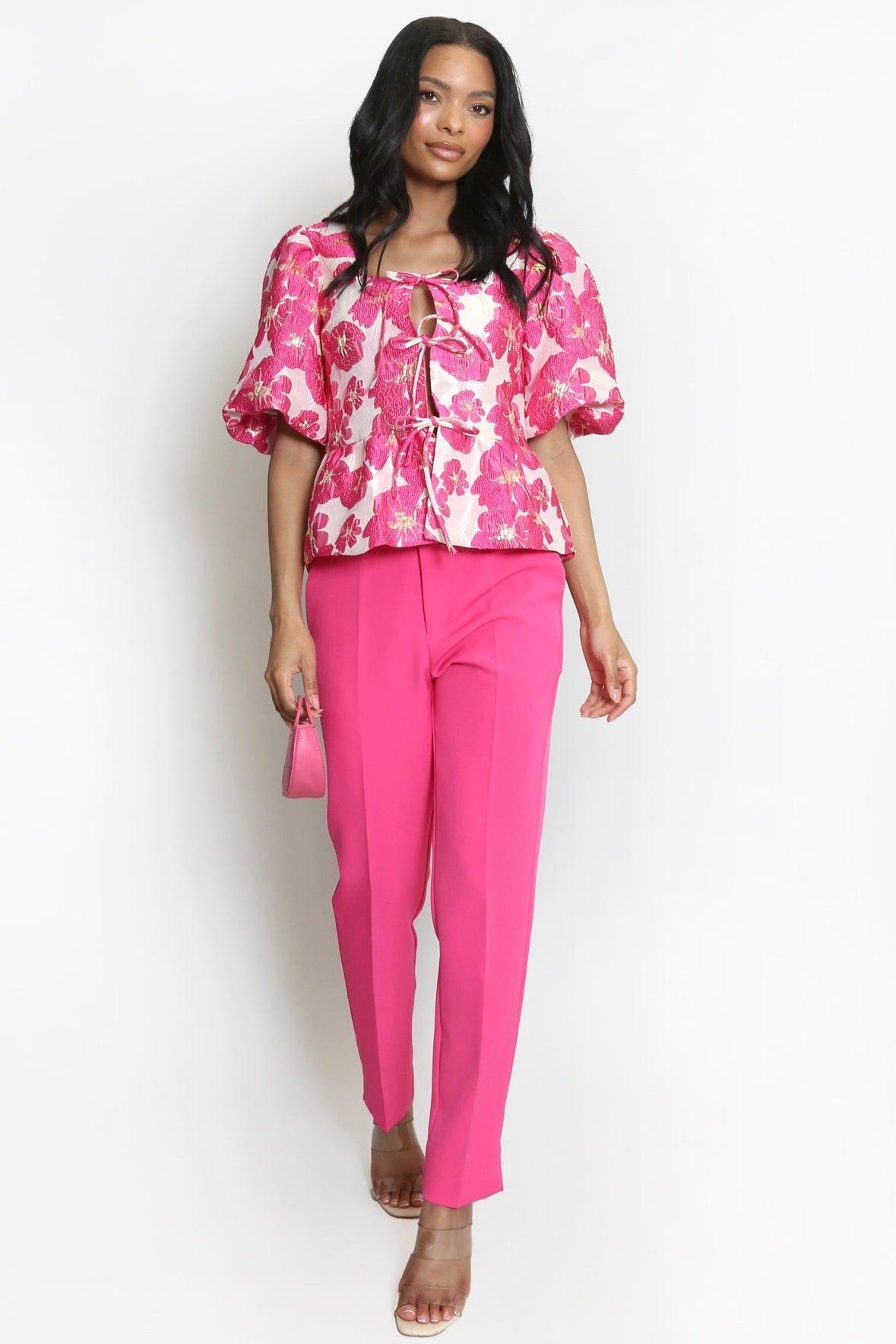 AURELIA PEPLUM BLOUSE Product Image