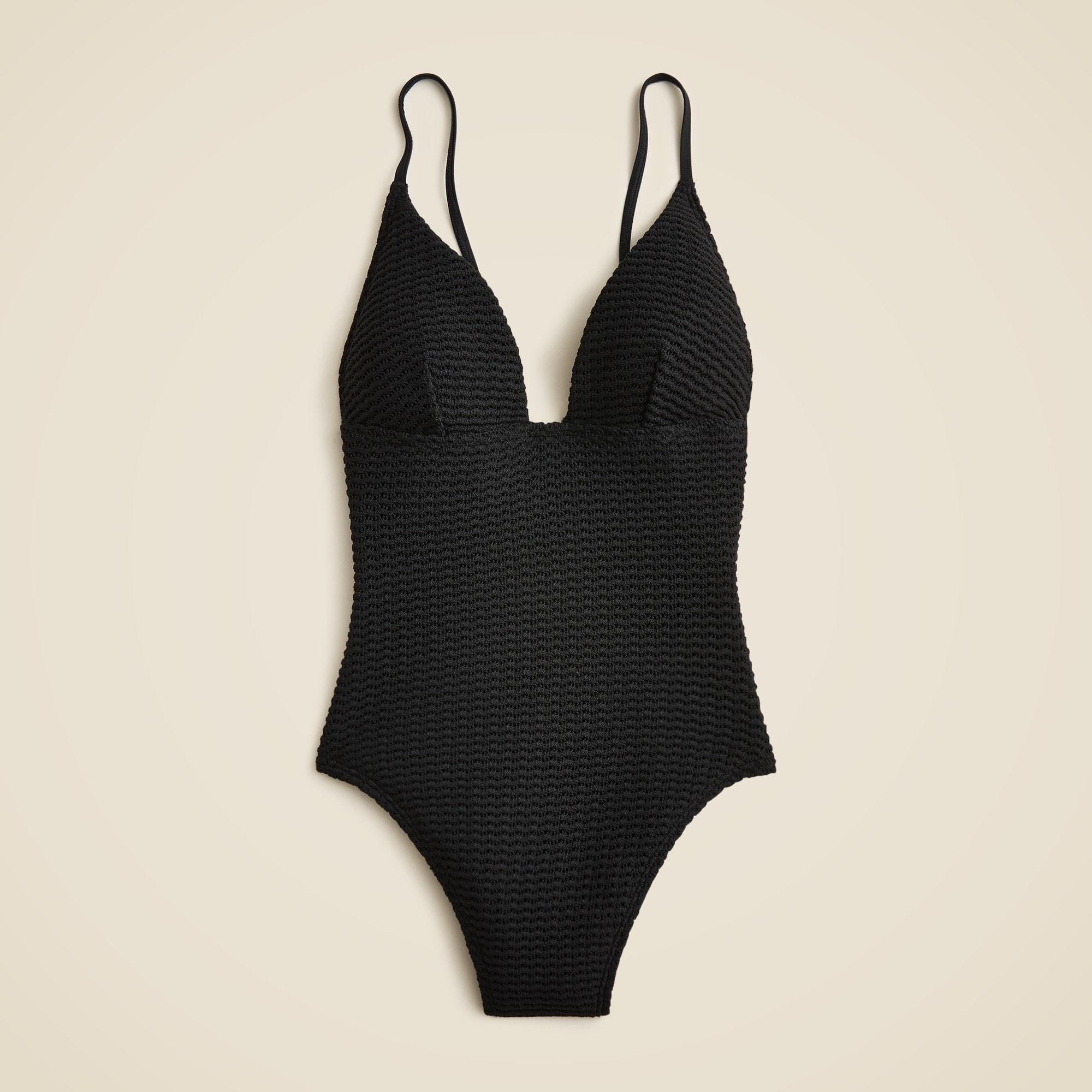 Plunge crochet one-piece Product Image