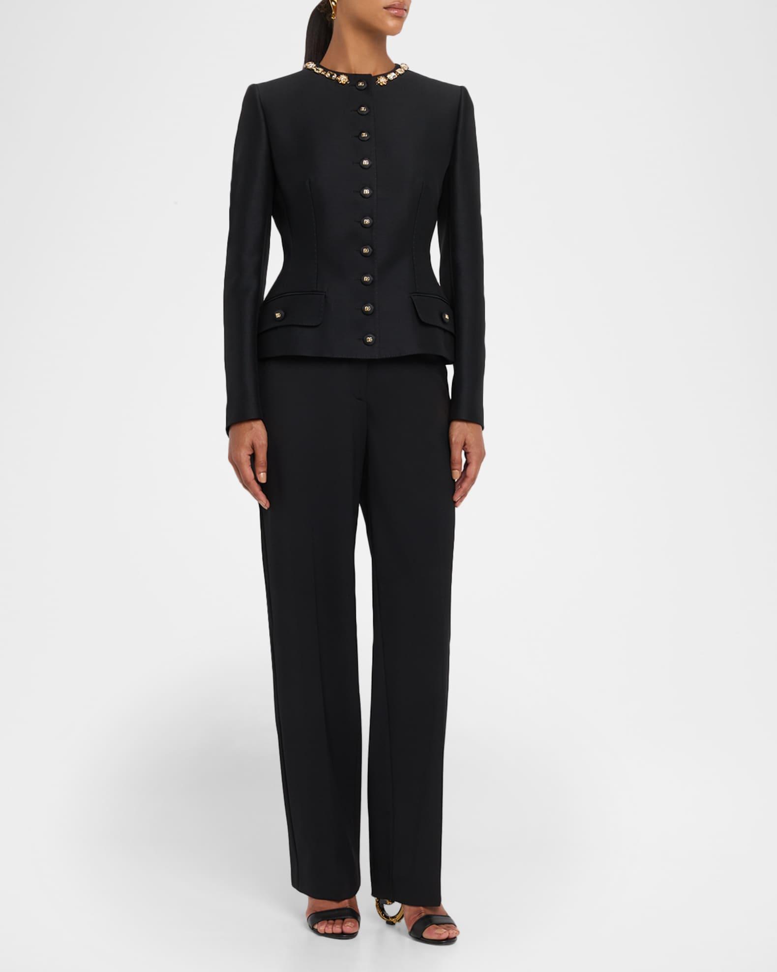 Tailored Crystal-Embellished Blazer Product Image