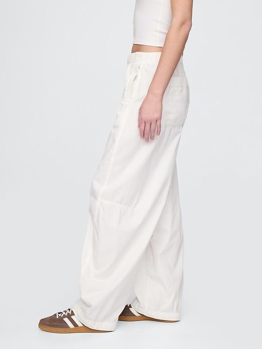 Mid Rise Barrel Parachute Pants Product Image