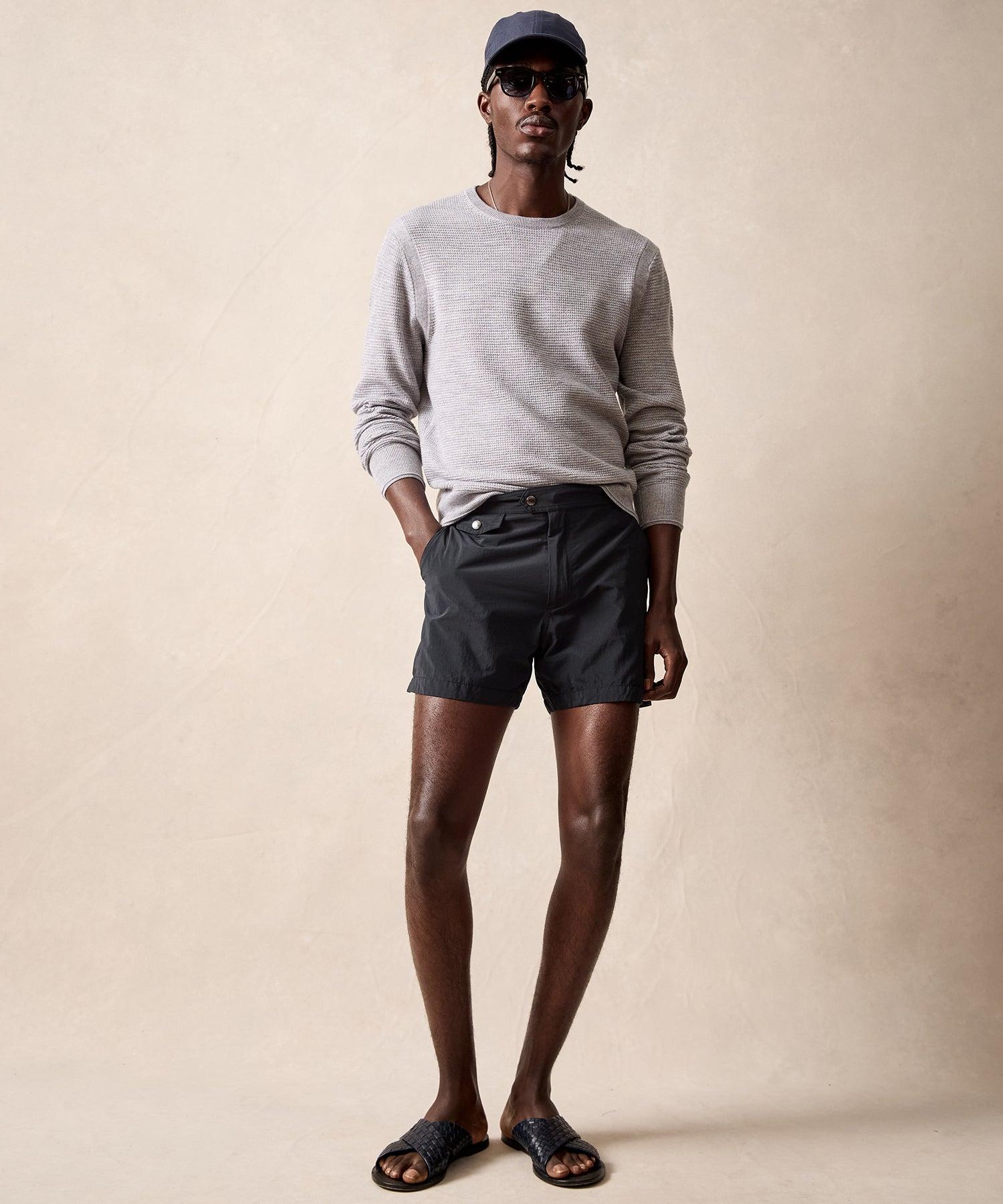 Merino Waffle Crew Product Image