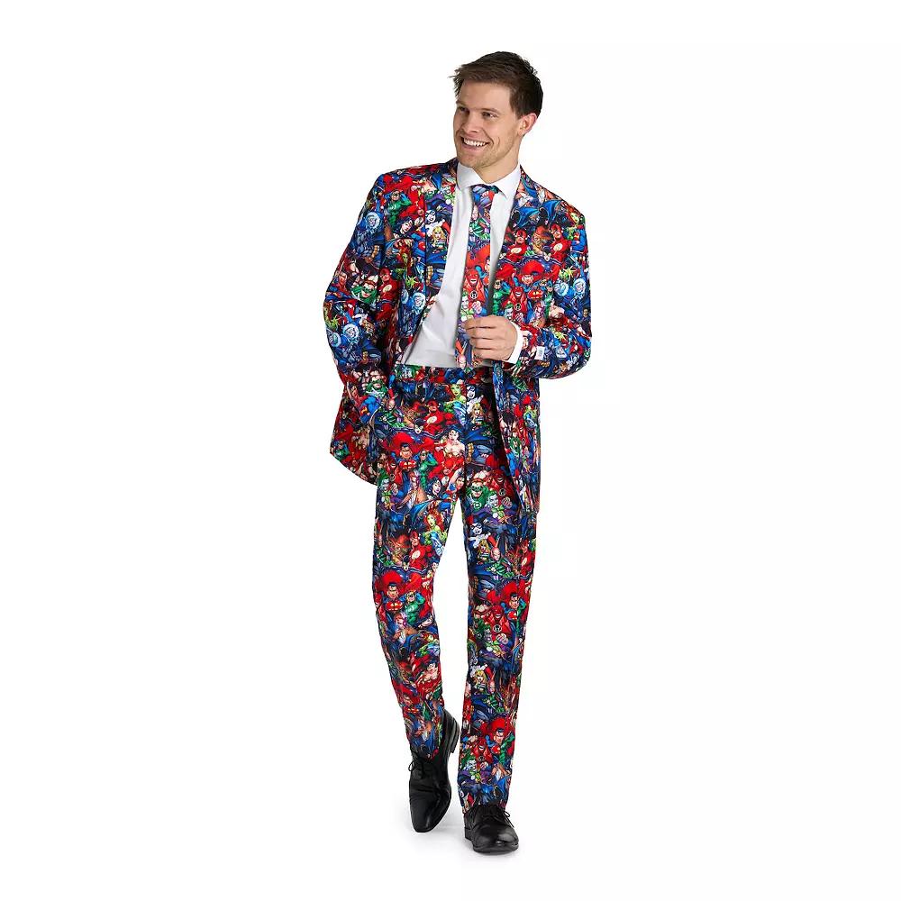 Men's OppoSuits Slim-Fit Novelty Suit & Tie Set,  Product Image