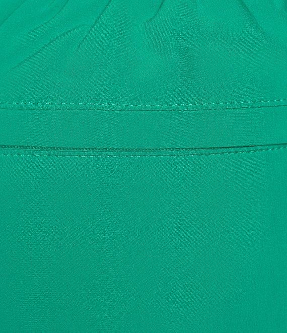 Caribbean Palmsway 6#double; Solid Swim Trunks Product Image