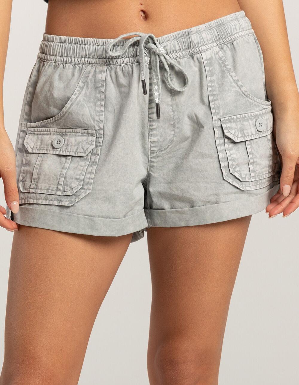 FIVESTAR GENERAL CO. Caravan Washed Womens Shorts - LIGHT GRAY Product Image
