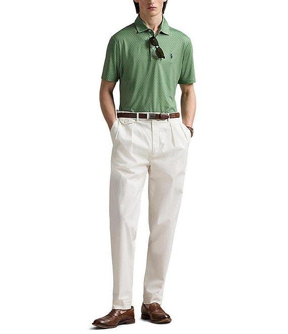 Polo Ralph Lauren Classic Fit Printed Performance Stretch Short Sleeve Polo Shirt Product Image