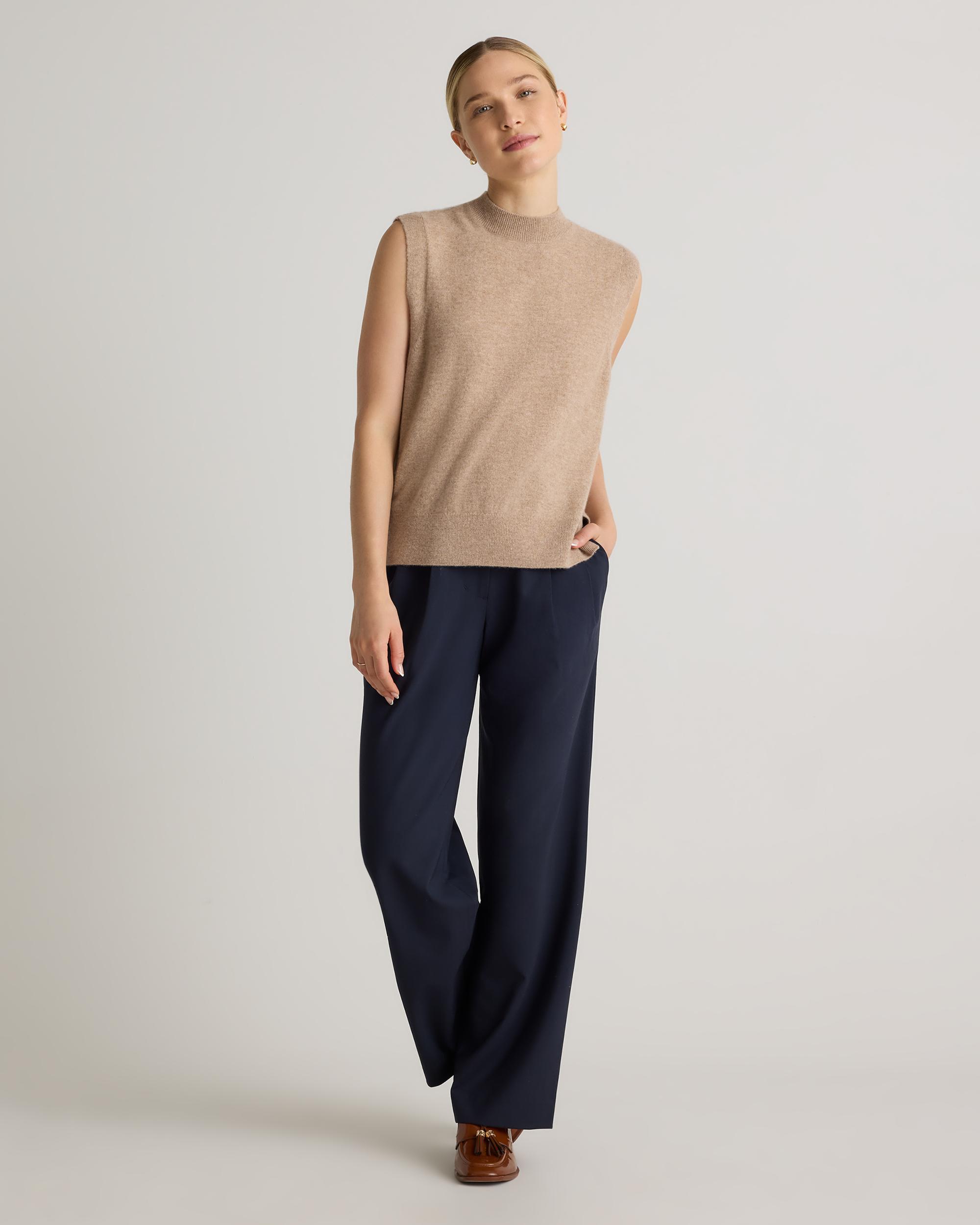 Quince | Women's Italian Wool Pleated Trouser Product Image