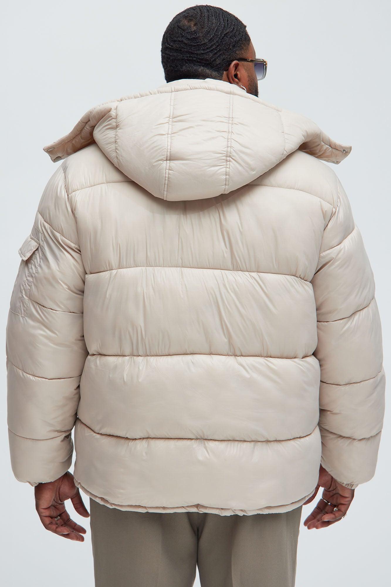 Nixer Puffer Jacket - Tan Male Product Image
