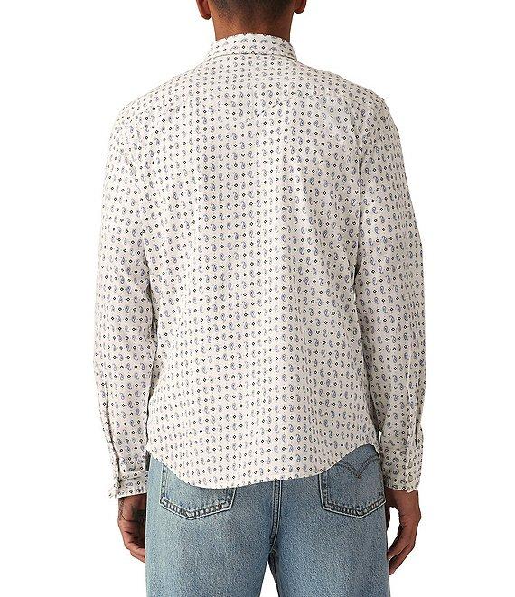 Levi's® Classic Standard Fit Long Sleeve Paisley/Geometric Printed Western Shirt Product Image