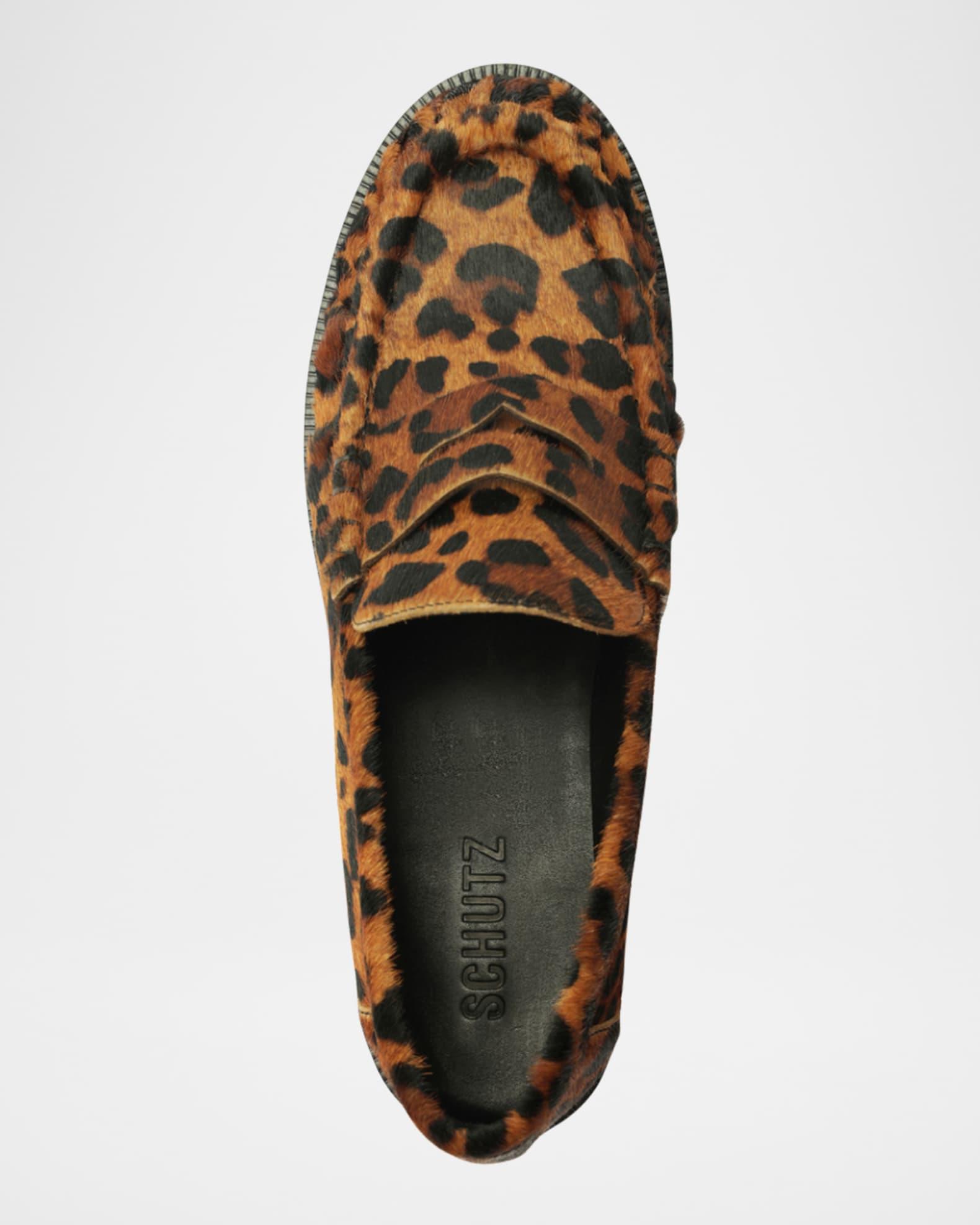 Tyche Calf Hair Penny Loafers Product Image