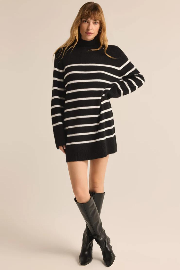 Fin Stripe Sweater Dress Product Image
