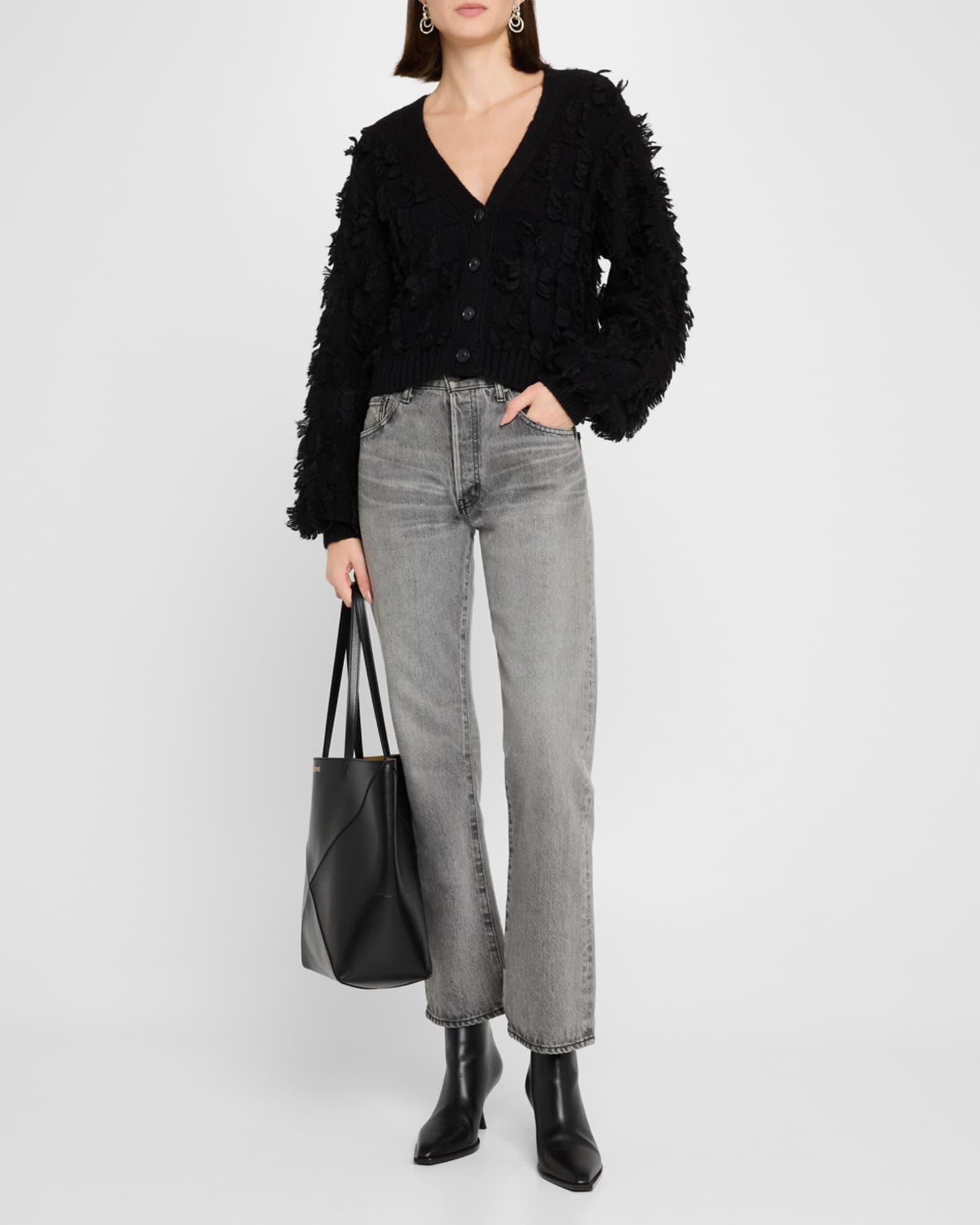 Luella Fringed Button-Down Cardigan Product Image