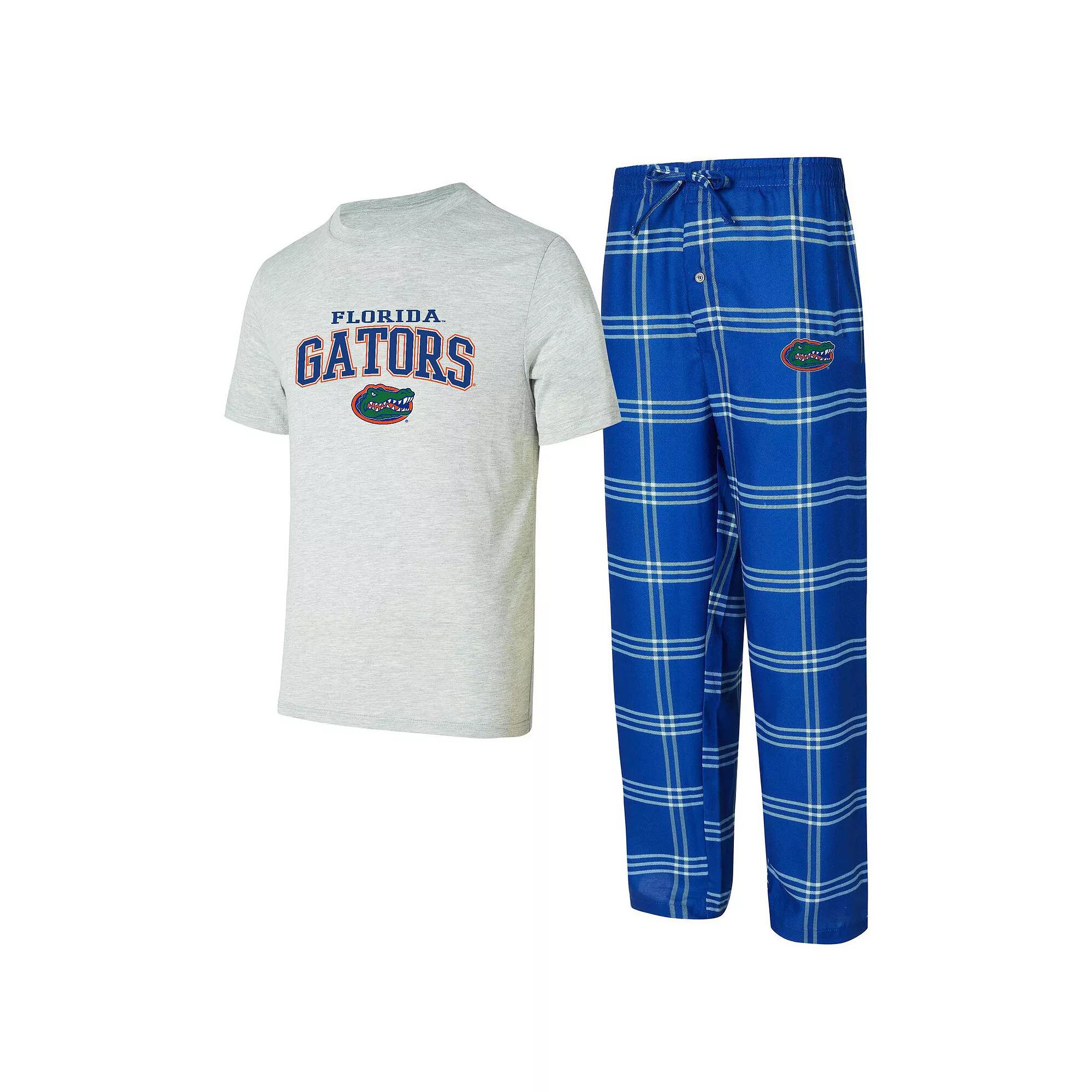 Men's Concepts Sport Boise State Broncos T-Shirt & Pants Sleep Set, Size: Medium, Blue Product Image