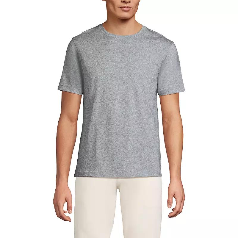 Men's Lands' End Supima Crewneck Tee,  Product Image