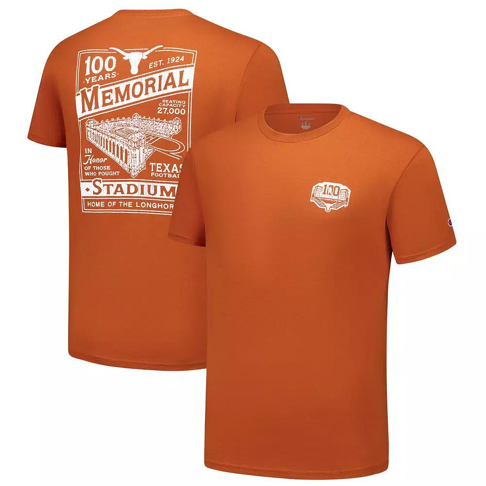Men's Champion Texas Orange Texas Longhorns 100 Years of DKR T-Shirt,  Product Image