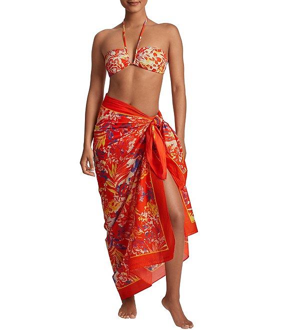 Lauren Ralph Lauren Island Breeze Soft Cotton Pareo Swim Cover-Up Product Image