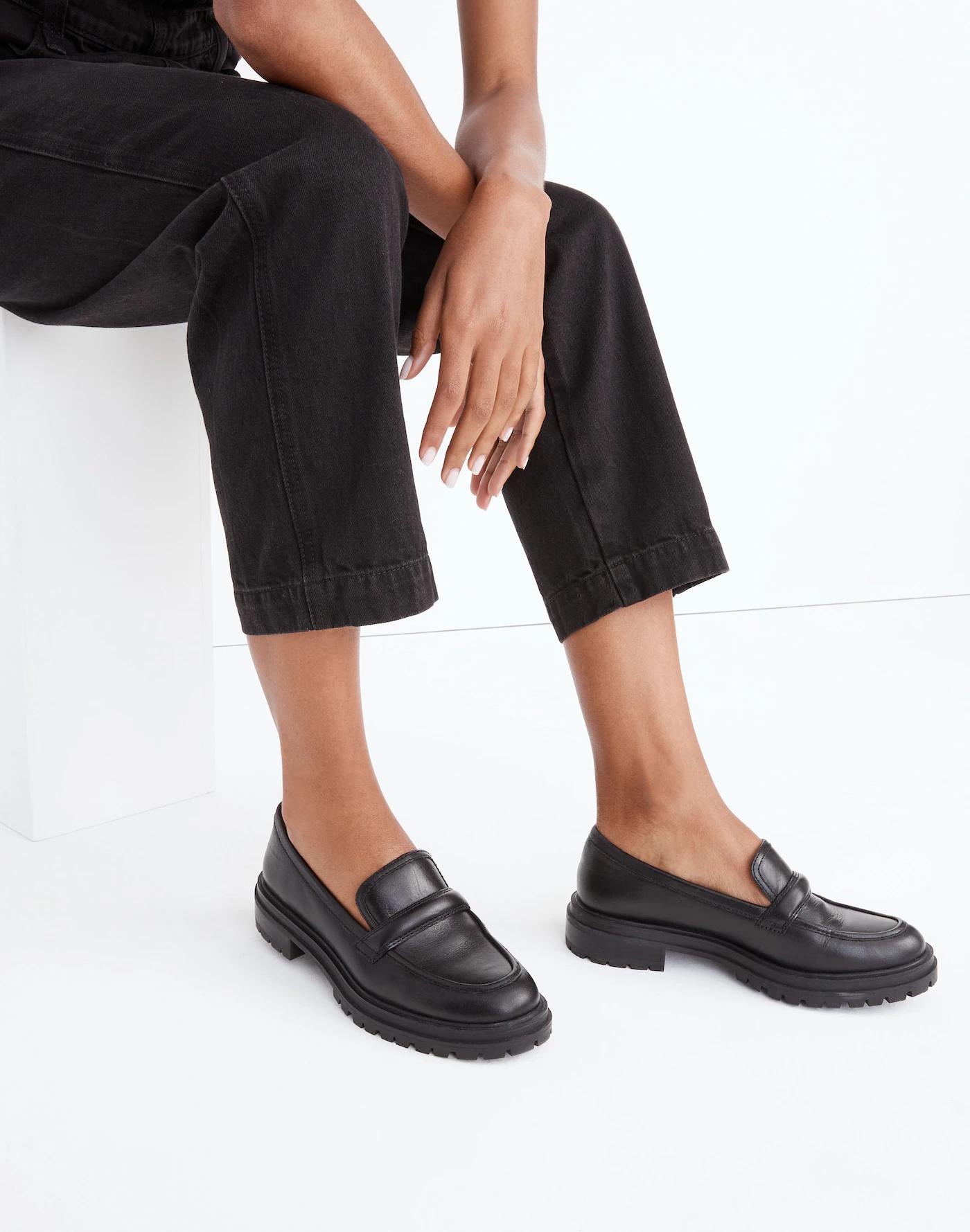 The Bradley Lugsole Loafer in Leather Product Image