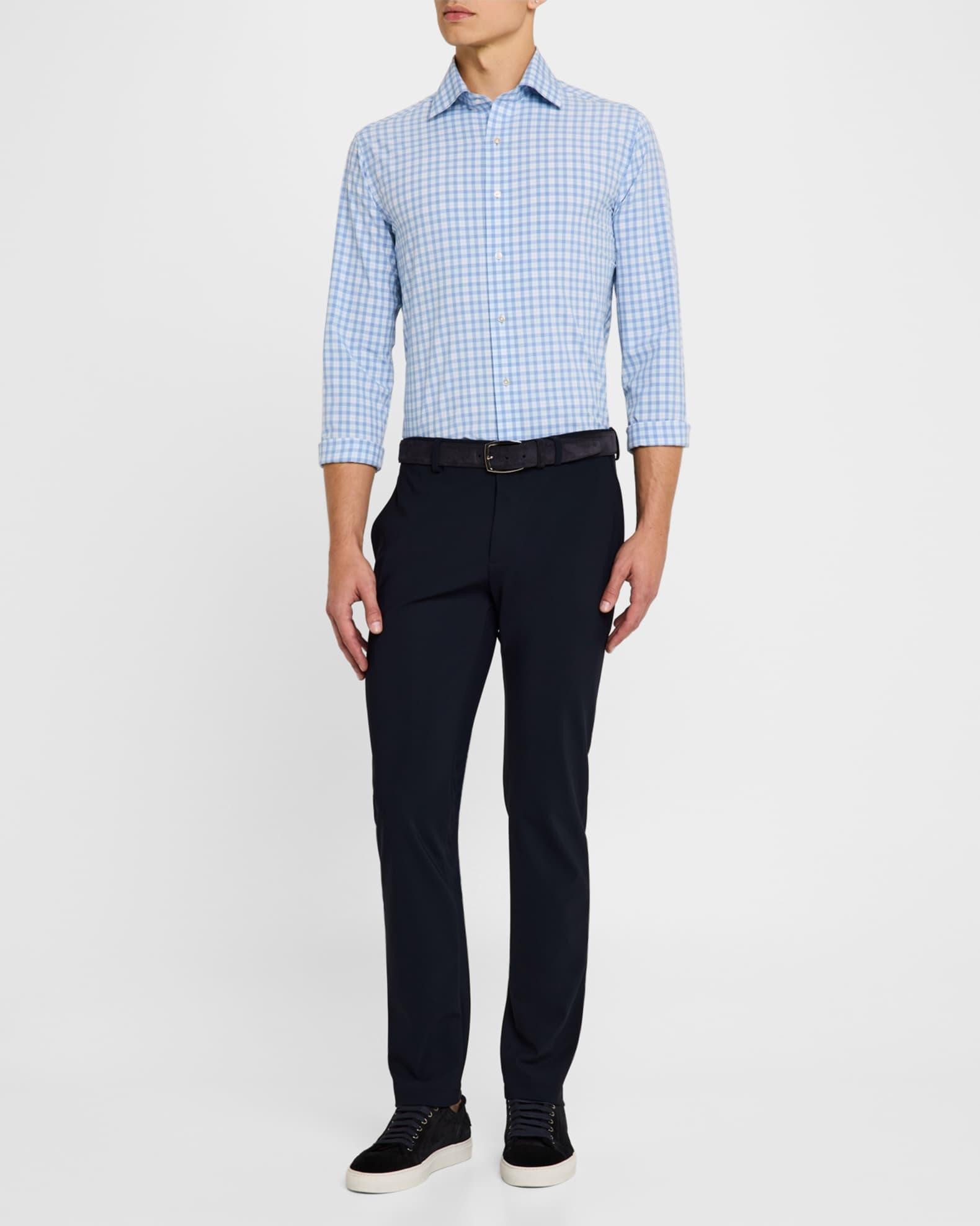 Men's Crafted Coltrane Plaid Performance Poplin Sport Shirt Product Image