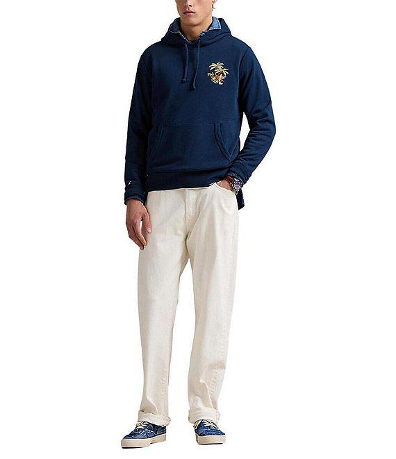 Polo Ralph Lauren Loopback Fleece Embroidered Graphic Hoodie Product Image