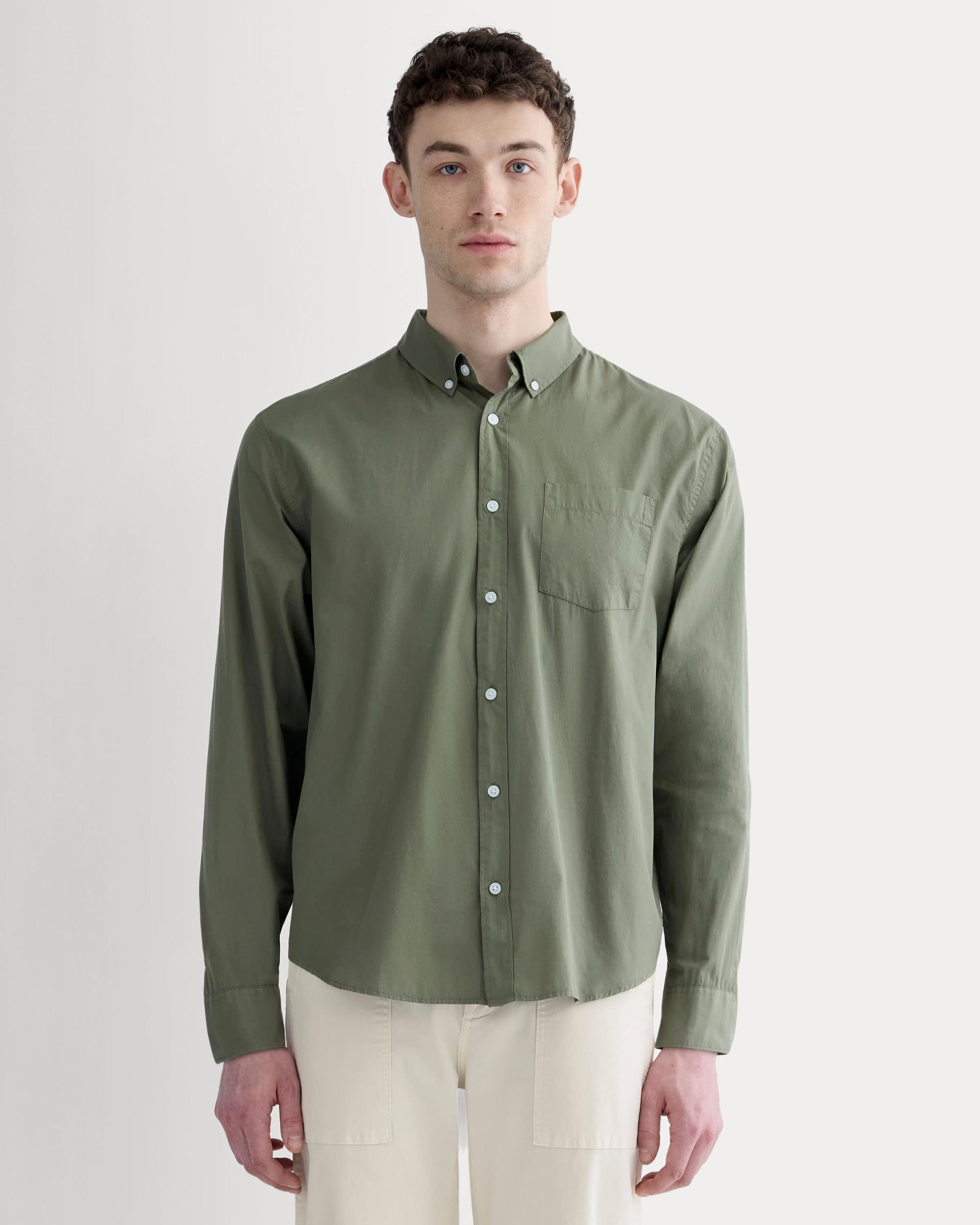 Mens Washed Poplin Shirt by Everlane Product Image