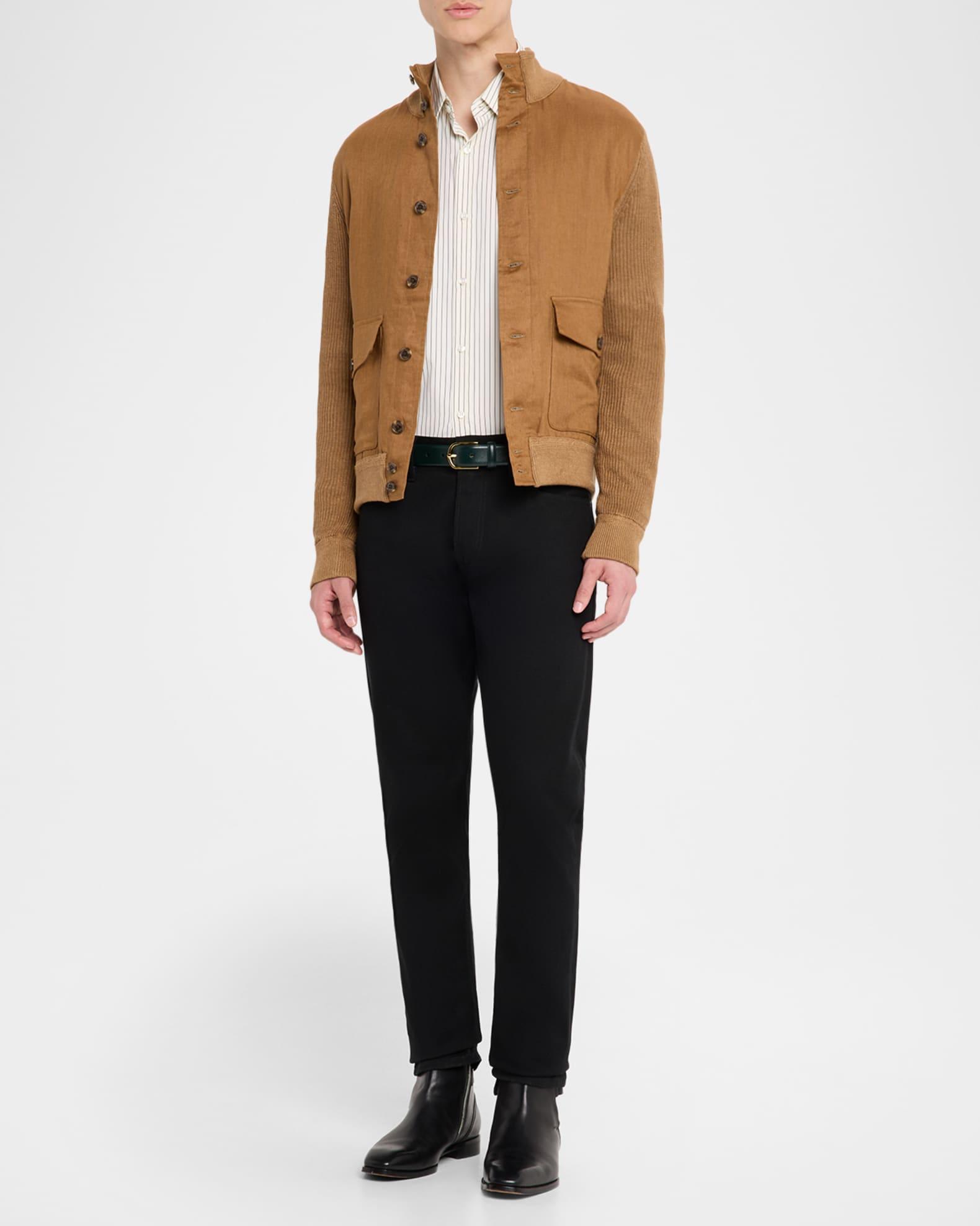 Men's Hybrid Linen Cardigan Product Image