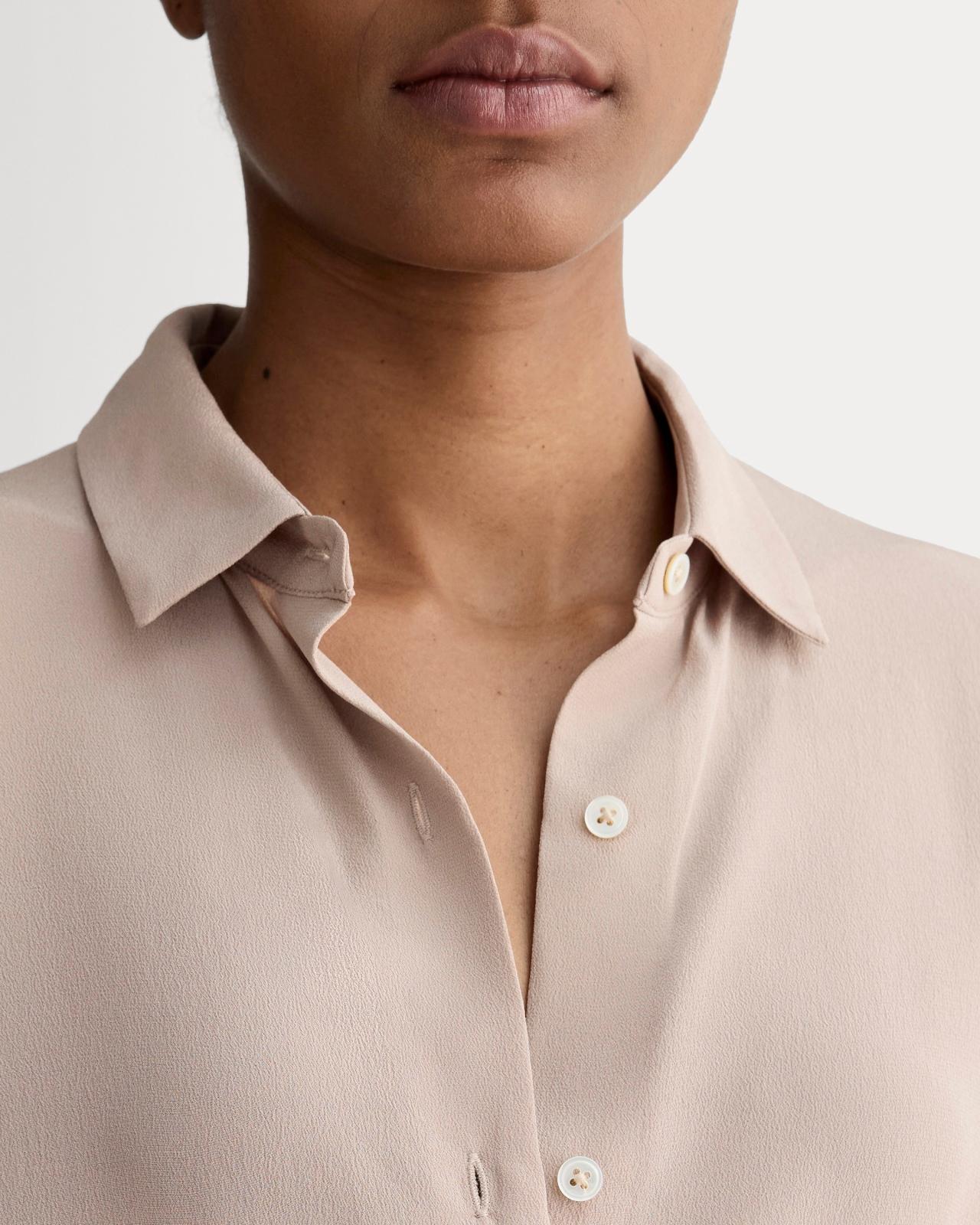 Womens Boxy Shirt in Washable Silk by Everlane Product Image