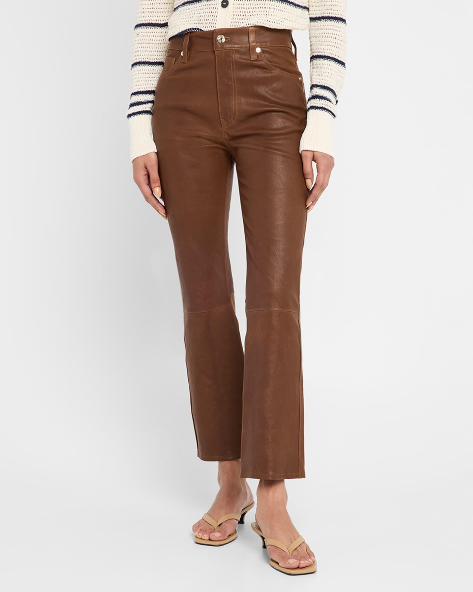 The Leather Reboot Crop Jeans Product Image