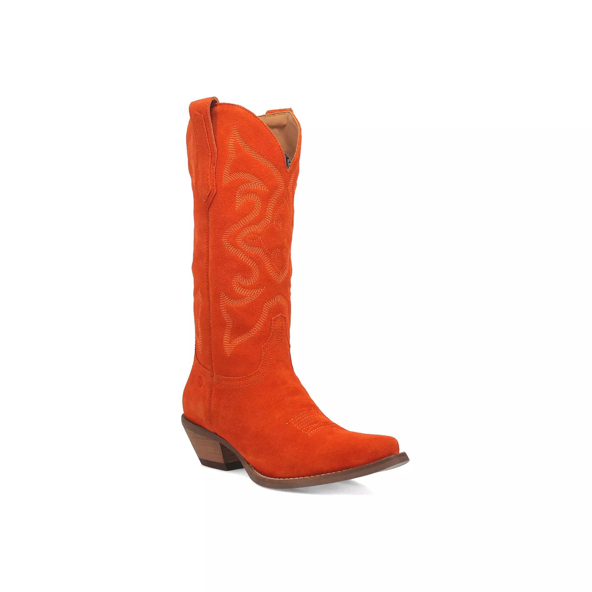 Dingo Out West Women's Suede Cowgirl Boots,  Product Image