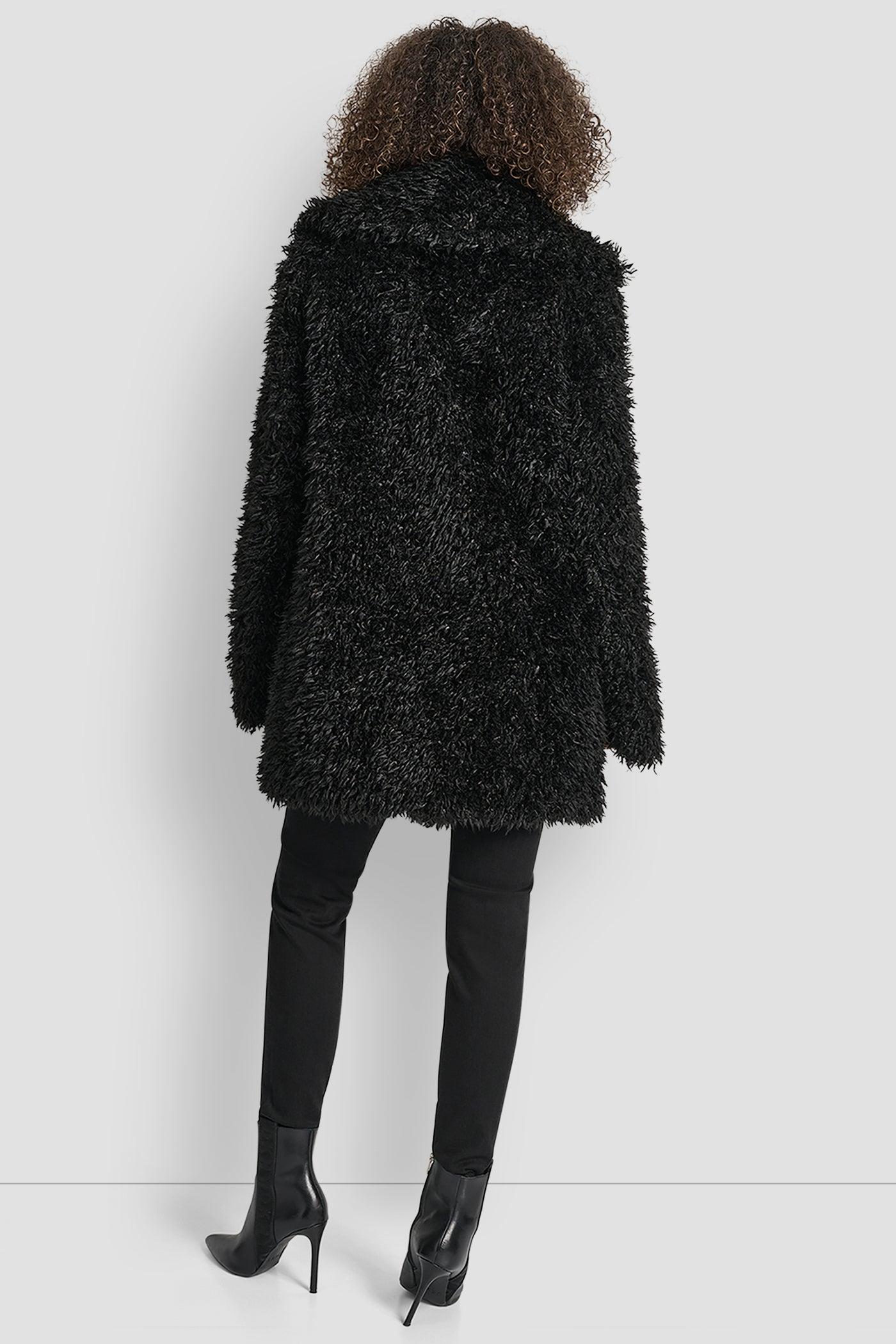 FAUX TEDDY FUR JACKET Product Image