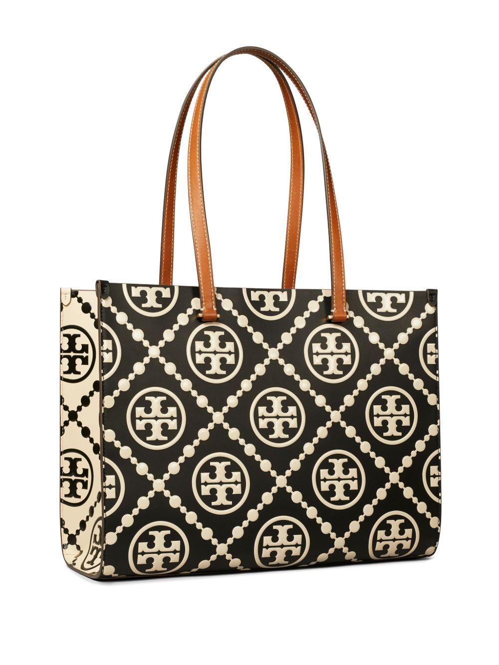 T Monogram Contrast tote bag  Product Image